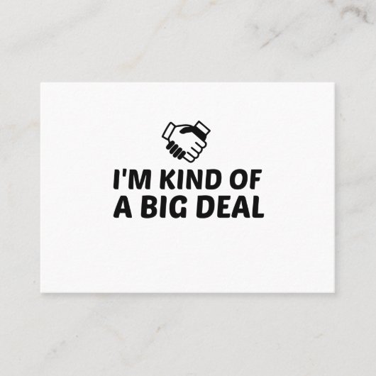 ART EINES GROSSEN GESCHÄFTS VISITENKARTE (Vorderseite)