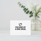 ART EINES GROSSEN GESCHÄFTS VISITENKARTE (Stehend Vorderseite)