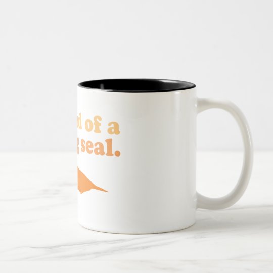 Art eines großen Siegels Zweifarbige Tasse