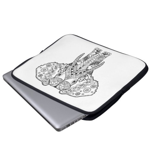Art-Elefant Laptopschutzhülle (Vorne Knopf)
