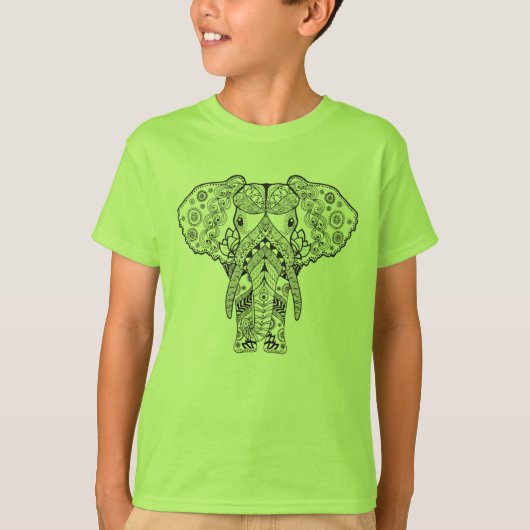 Art-Elefant T-Shirt (Vorderseite)