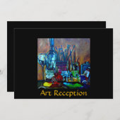 Art Empfang/Show-Einladung Einladung (Vorne/Hinten)