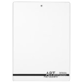 Art. Entwurf. Fotografie. Inspiration. Klemmbrett (Rückseite)