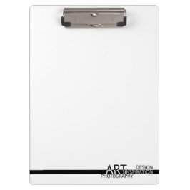 Art. Entwurf. Fotografie. Inspiration. Klemmbrett