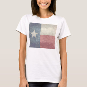 Art-Erntespitze der Texas-Staatsflagge Vintage T-Shirt