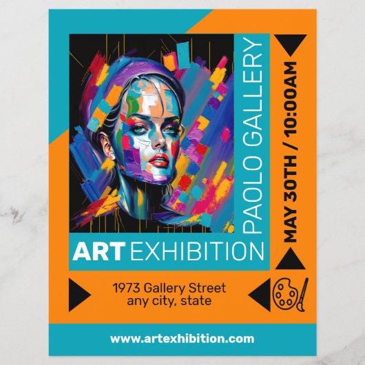 Art Exhibition Flyer (Vorne)