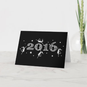 Art Fairies: Neues Jahr 2016 Feiertagskarte