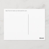 Art Fairy: Danke Postkarte (Rückseite)