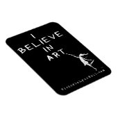 Art Fairy: Ich glaube an Kunstförderung Magnet (Rechte Seite)