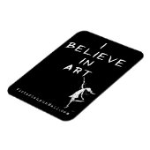 Art Fairy: Ich glaube an Kunstförderung Magnet (Linke Seite)