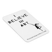 Art Fairy: Ich glaube an Kunstförderung Magnet (Rechte Seite)