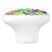 ART FANTASTIC MEHRFARBIG BITS IN PEICES KERAMIKKNAUF (Seitenansicht)