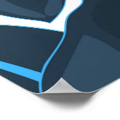 Art Floral Pomegranate Tree Muster Poster (Ecke)