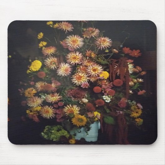 Art Floral Vase Bouquet Mousepad (Vorne)