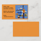 ART-FLUGZEUG-SKI-SCHIFFS-VISITENKARTEN NANOWATT VISITENKARTE (Vorne/Hinten)