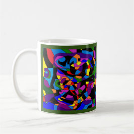 Art for All Text mosaic gemischt Kaffeetasse