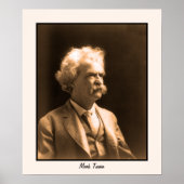 Art Foto Mark Twain Poster (Vorne)