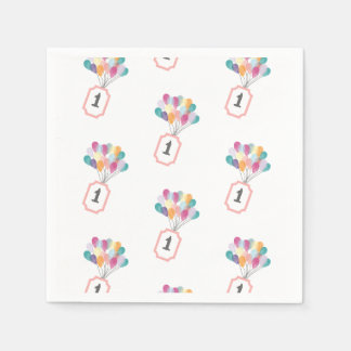 Art Gallery Theme - Pastel Birthday Photo  Serviette