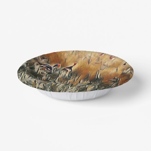 Art Gänse und Duck Roam Pappteller (Gewinkelt)