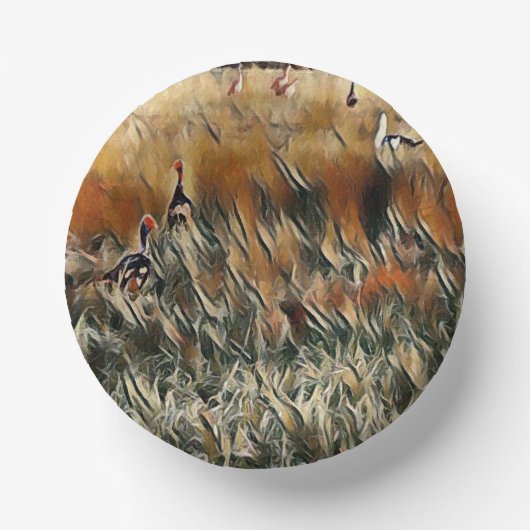 Art Gänse und Duck Roam Pappteller (Vorderseite)