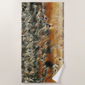 Art Gänse und Duck Roam Strandtuch (Vorderseite)