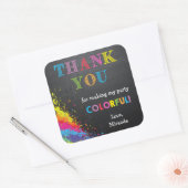 Art Gastgeschenk Tags / Art Party Stickers (Umschlag)