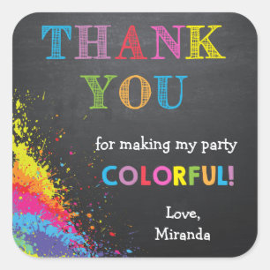 Art Gastgeschenk Tags / Art Party Stickers