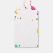 Art Gastgeschenk Tags Kunsthandwerk Geburtstagskar Geschenkanhänger (Rückseite)