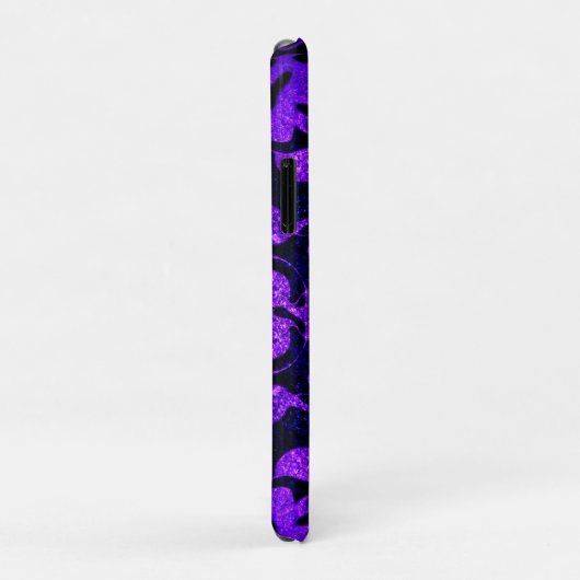 Art Gecko - lila Hintergrund Case-Mate iPhone Hülle (Hinten/Rechts)