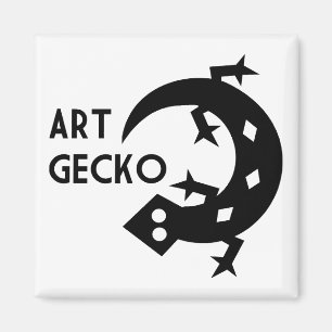 Art Gecko Magnet
