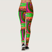 Art gemusterte Leggings Einzigartiges Design gemis (Rückseite)