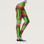 Art gemusterte Leggings Einzigartiges Design gemis (Rechts)
