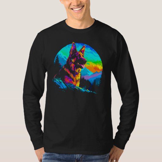 Art German Shepherd 1 T-Shirt (Vorderseite)