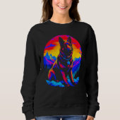 Art German Shepherd Dog Sweatshirt (Vorderseite)