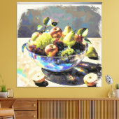 *~* Art Geschenk . Still Life SC6 Fruchtkristall B Leinwanddruck (Insitu (Wohnzimmer))