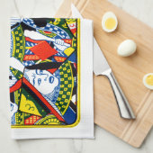 Art Geschirrtuch (Viertel Falte)