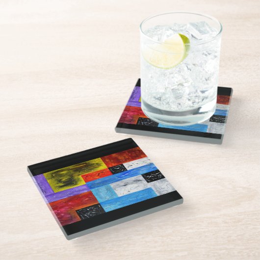 Art Glass Untersetzer (Schrägansicht)