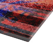 Art Grunge American Flag #2 Schneidebrett (Ecke)