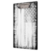 Art Grunge American Flag Klemmbrett (Links)