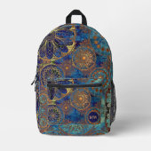 Art Grunge Bedruckter Rucksack (Vorderseite)
