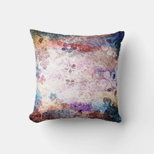 Art grunge Vintages Blumenmuster 2 Kissen