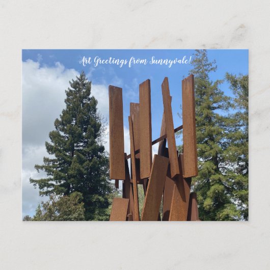 Art Gruß von Sunnyvale! Postkarte (Vorderseite)