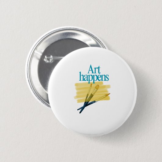 Art Happens Button (Vorne & Hinten)