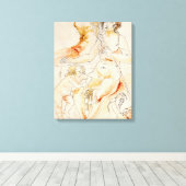 ART - HARRIET DAVIDSOHN - EINE STUDIE: MUTTER KIND LEINWANDDRUCK (Insitu (Holzboden))