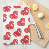 Art Heart Geschirrtuch (Viertel Falte)