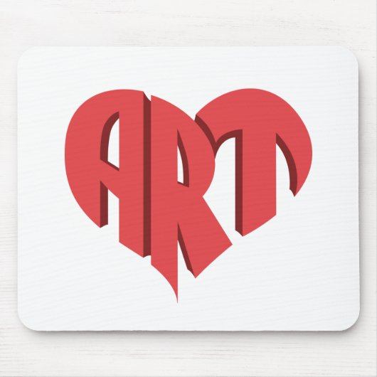 Art Heart Mousepad (Vorne)
