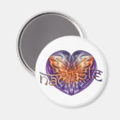 ART Heart NAMASTE Magnet (Vorderseite/Rückseite)
