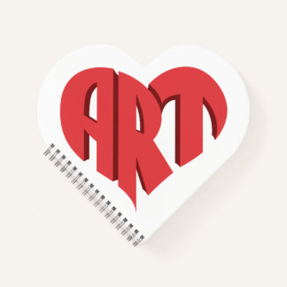 Art Heart Notizblock