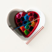 Art Heart Notizblock (Rückseite)