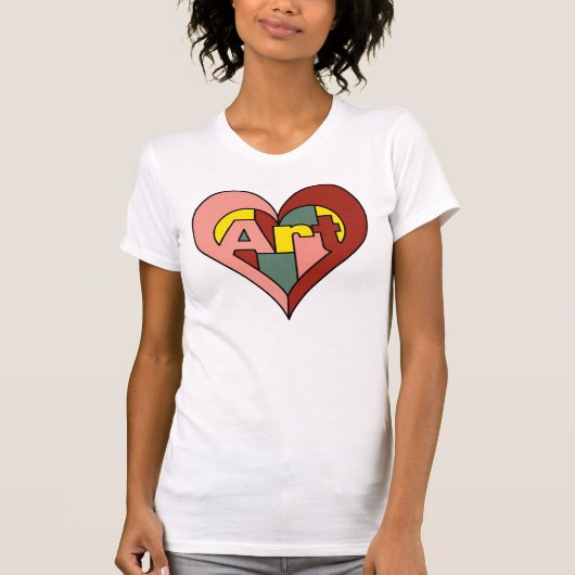 Art Heart T-Shirt (Vorderseite)
